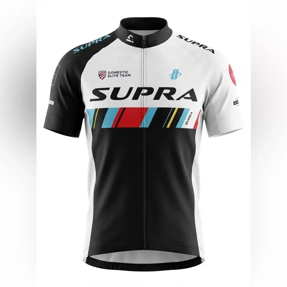 HINCAPIE NEW WOMENS STRETCH BIKING SHIRT SIZE 2XS BLUE BLACK WHITE